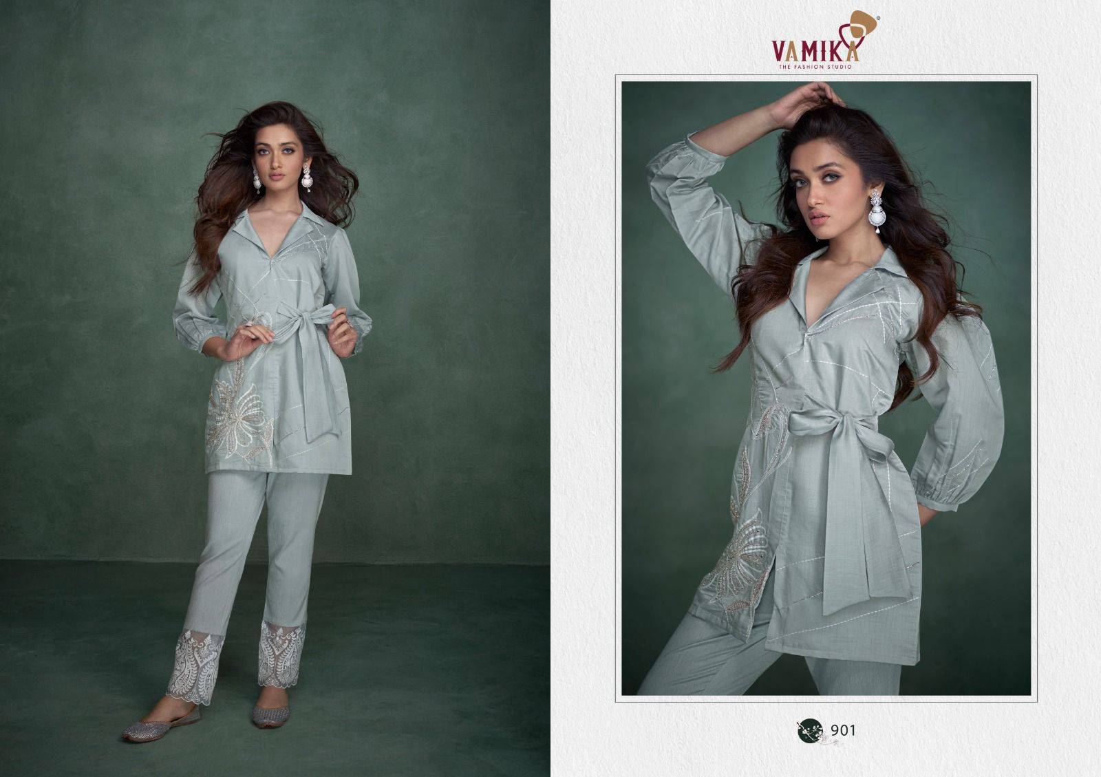 ALEENA by Vamika 901 to 906 Series Designer Stylish Fancy Colorful Beautiful Party Wear & Ethnic Wear Collection co ord sets At Wholesale Price